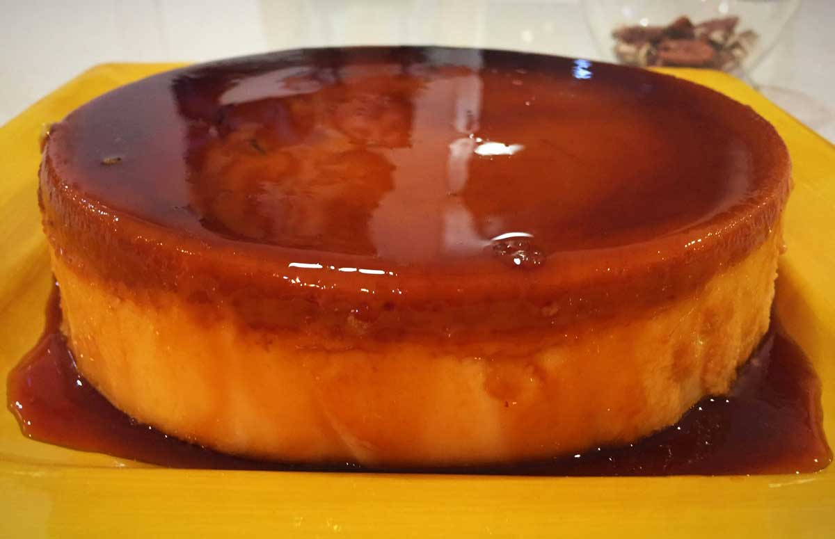 Flan Napolitano. Hands-on Cooking classes with Co.Cos Culinary School, Riviera Maya, Mexico