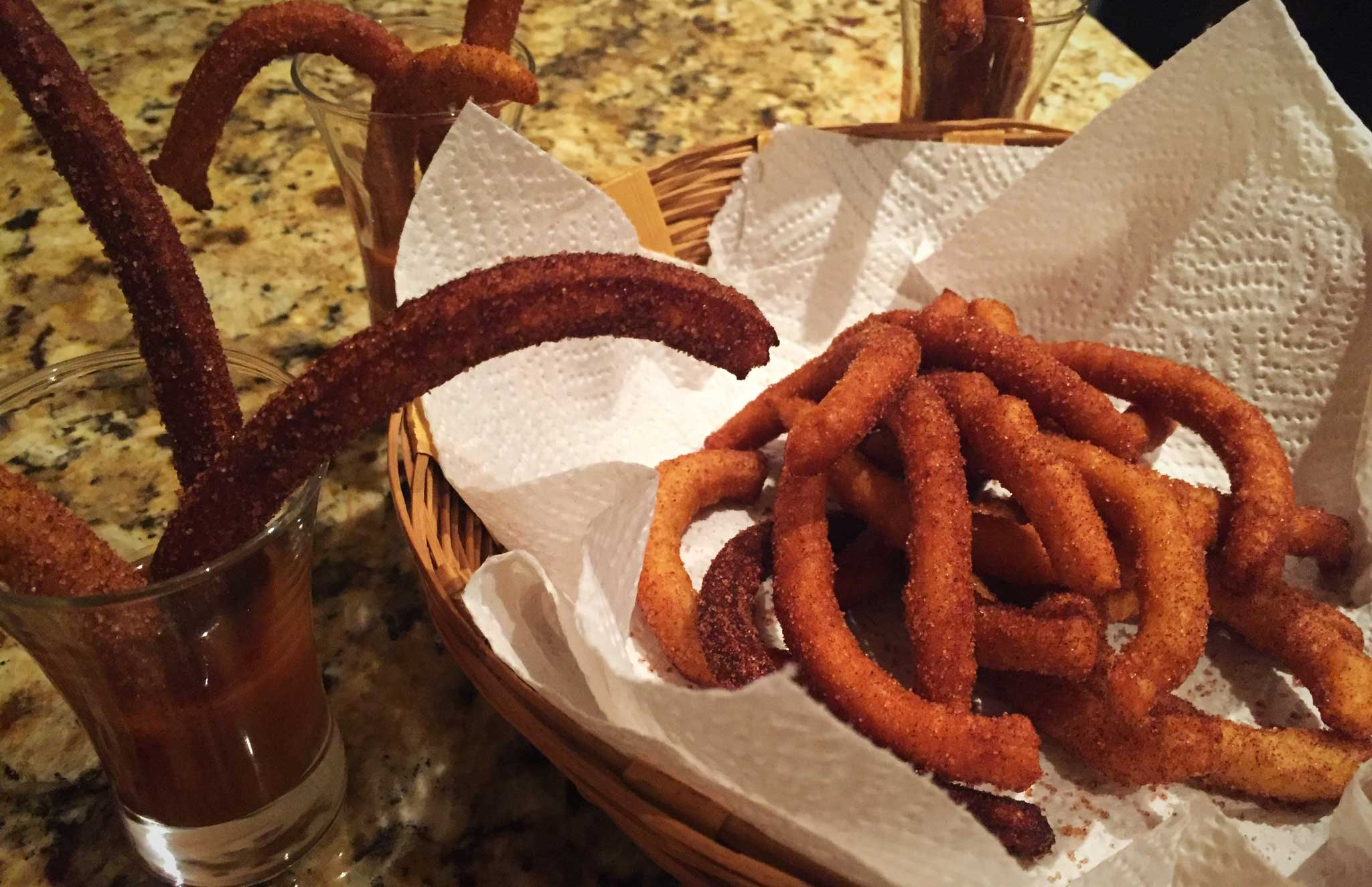 Churros. Hands-on Cooking classes with Co.Cos Culinary School, Riviera Maya, Mexico